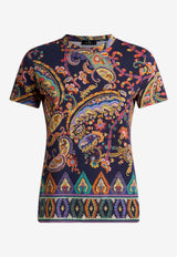 Etro Floral Paisley and Medallion Print T-shirt Multicolor WRMA0006-AKH26 X0883