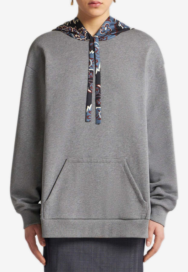 Etro Paisley Hood Oversized Hoodie Gray WRMB0003AU055S8291GREY