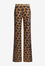 Etro Animal Print Bull Denim Pants Multicolor WRNB0026-AKF05 X0825