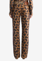 Etro Animal Print Bull Denim Pants Multicolor WRNB0026-AKF05 X0825