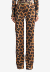 Etro Animal Print Bull Denim Pants Multicolor WRNB0026-AKF05 X0825