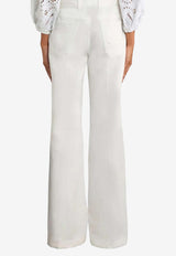 Etro Long Flared-Leg Jeans White WRNB0029-AU116 W0111