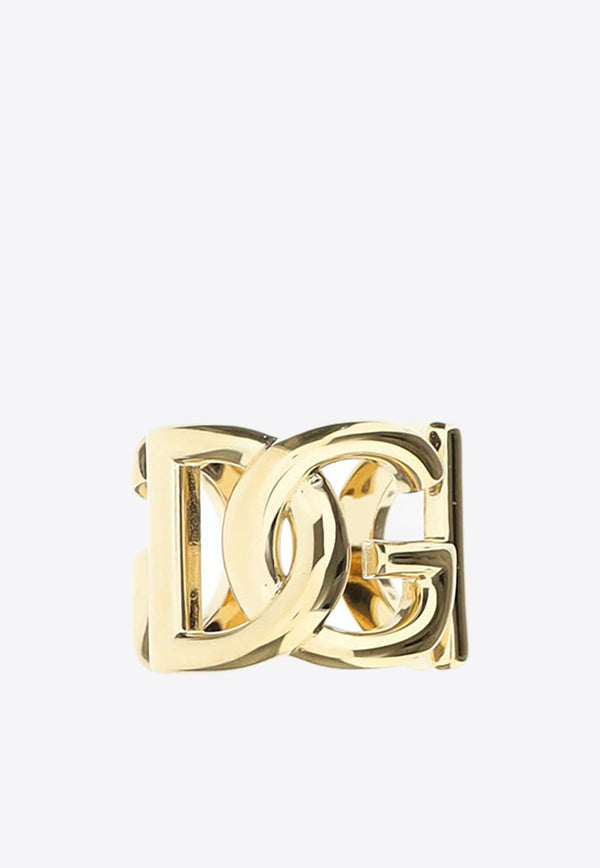 Dolce & Gabbana DG Logo-Engraved Ring Gold WRP6L1_W1111_ZOO00