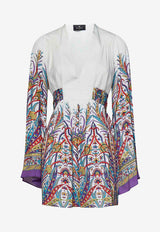 Etro Floral Print Beach Dress WRPA0007-99SP437 X0800 Multicolor