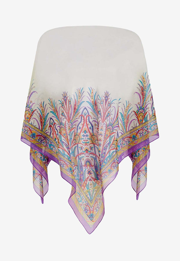 Etro Paisley Print Cover-Up WRPA0009-99SPS42 X0800 White