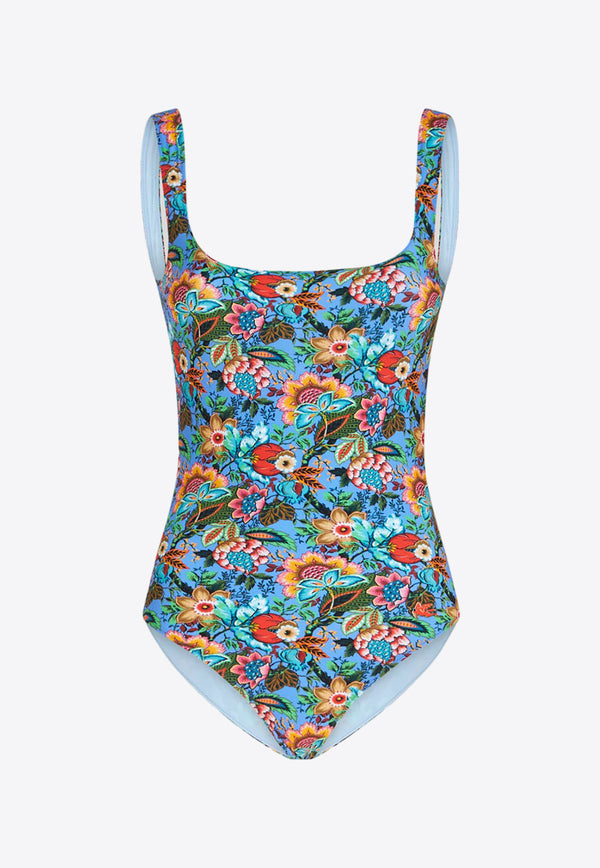 Etro Floral One-Piece Swimsuit WRPB0010-99IAS14 X0880