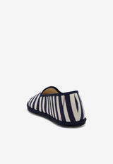 Vibi Venezia Gondola Striped Ballet Flats Blue WS19FGO50CA03CO/K_VIBIV-GB