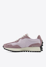 New Balance 327 Low-Top Sneakers in Ice Wine with White Purple WS327UD