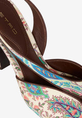 Etro 90 Paisley Print Sandals Multicolor WS4F0033-AKH43 X0804
