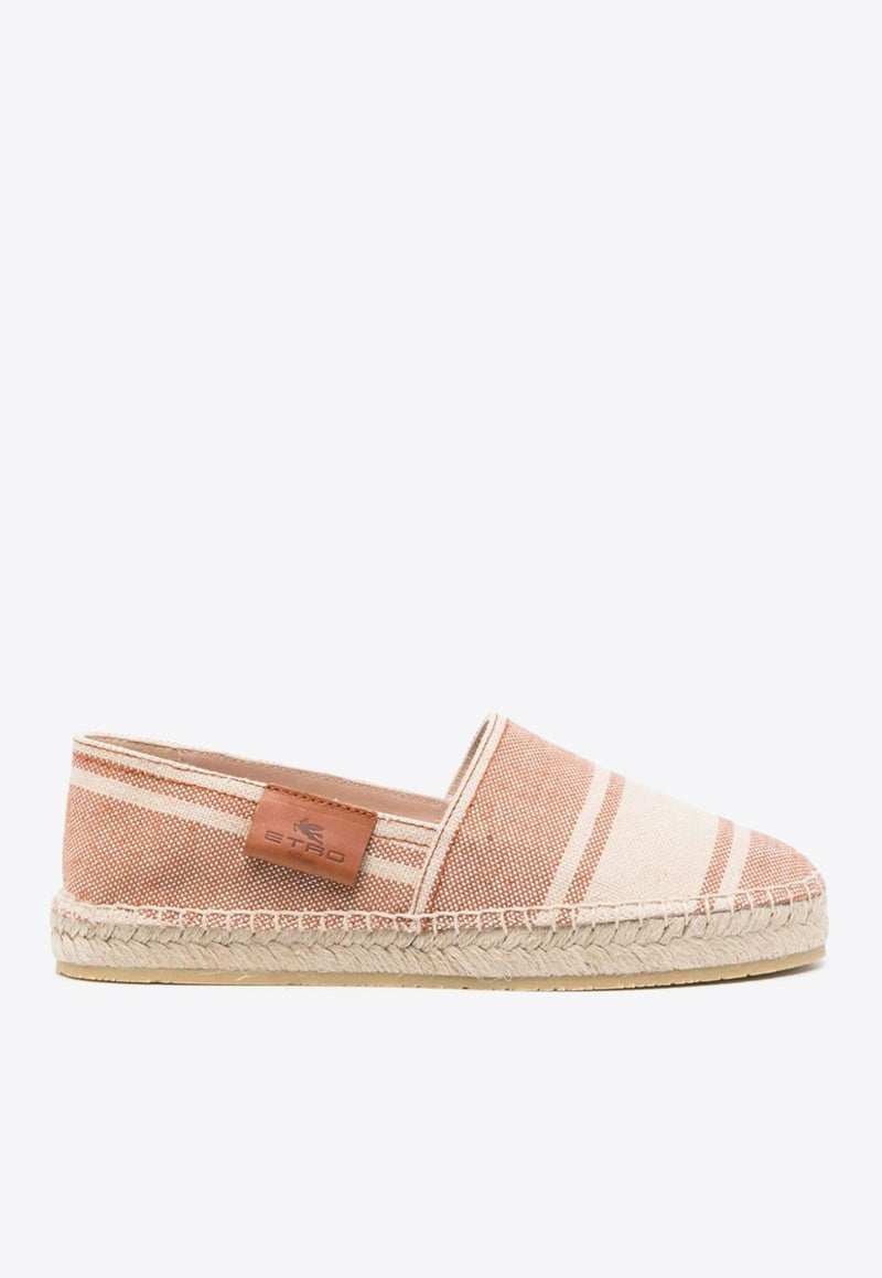 Etro Round-Toe Striped Espadrilles WS4G0001-AC230 M0448