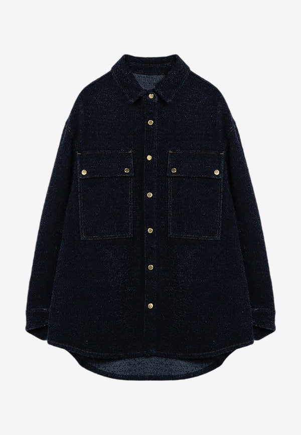 DARKPARK Bouclé Denim Shirt Blue WSH01DBL10W555/P_DARKP-W555