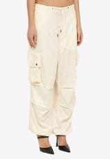 DARKPARK Blair Wool Cargo Pants Cream WTR14FAW01/N_DARKP-0002