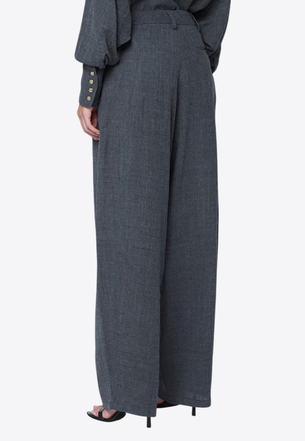 DARKPARK Phebe Wool Tailored Pants Gray WTR36FAW26/R_DARKP-0074
