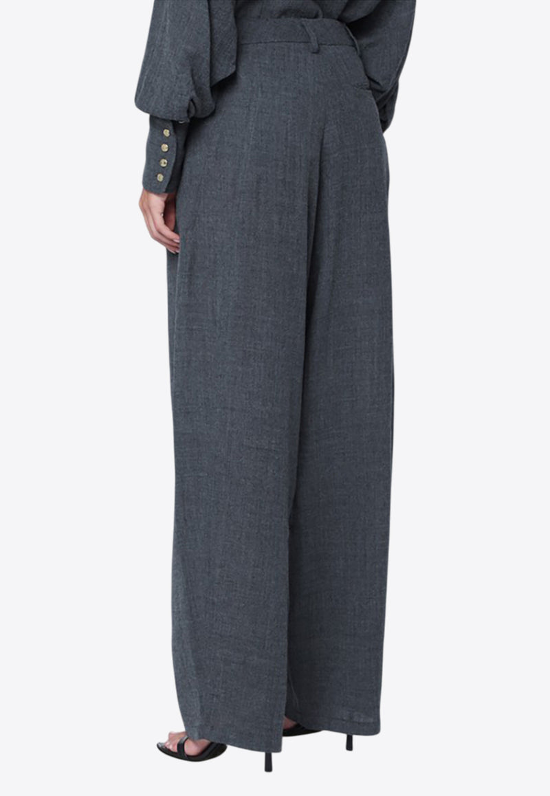 DARKPARK Phebe Wool Tailored Pants Gray WTR36FAW26/R_DARKP-0074