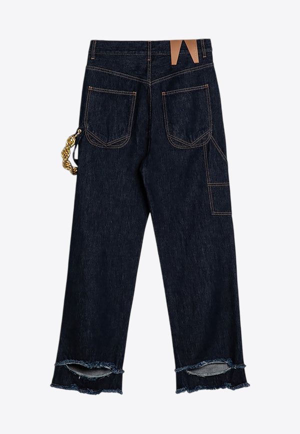 DARKPARK Lisa Denim Pants with Chain Blue WTR58DBL03/P_DARKP-005501