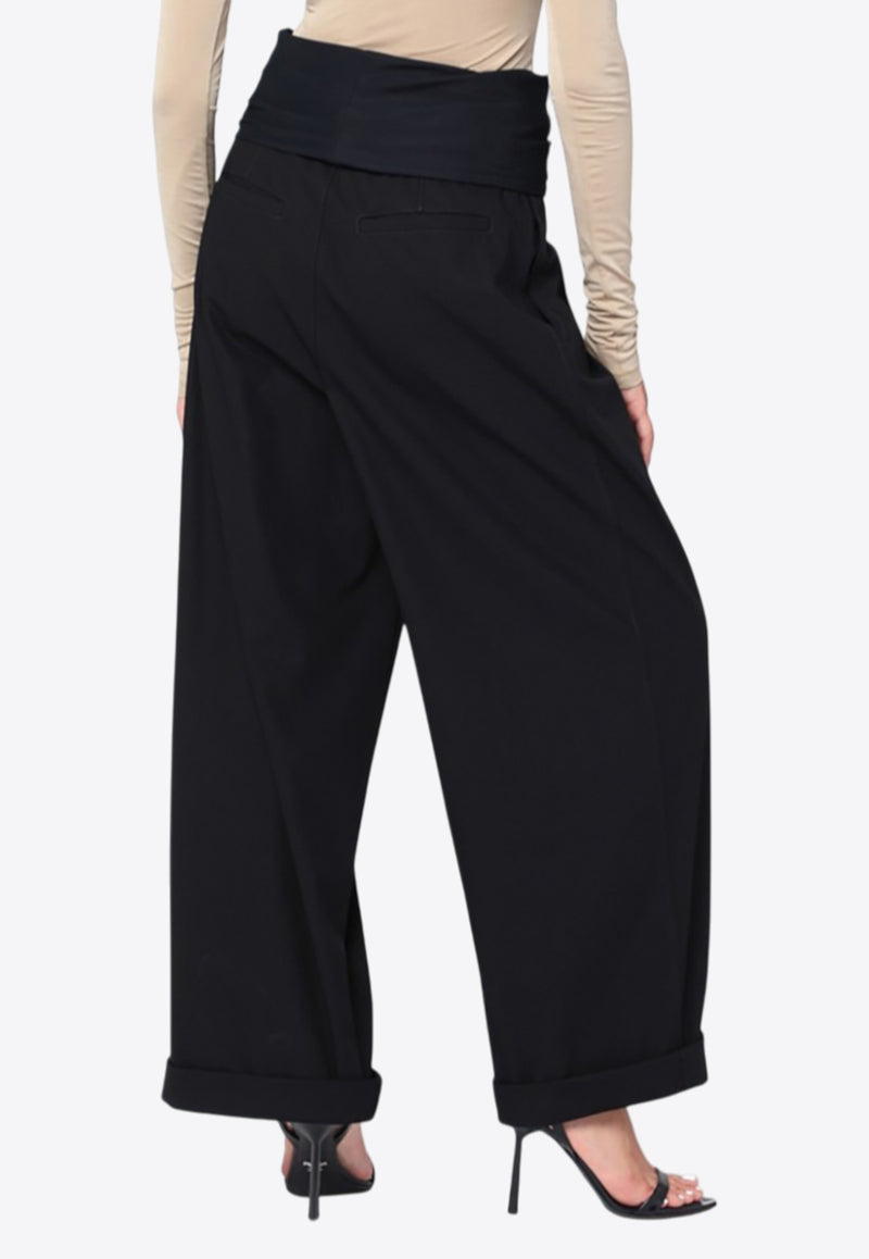 DARKPARK Wendy Wide-Leg Pants Black WTR73FAC51_DARKP-0099