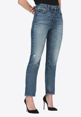 Frame denim Le Mec Straight-Leg Jeans WW23DPAB02BLUE