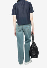 Zadig & Voltaire Elio Embroidered Heart Straight Jeans Denim WWJE01265_DENIM