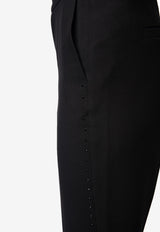 Zadig & Voltaire Panny Straight-Leg Tailored Pants Black WWPA01823_BLACK