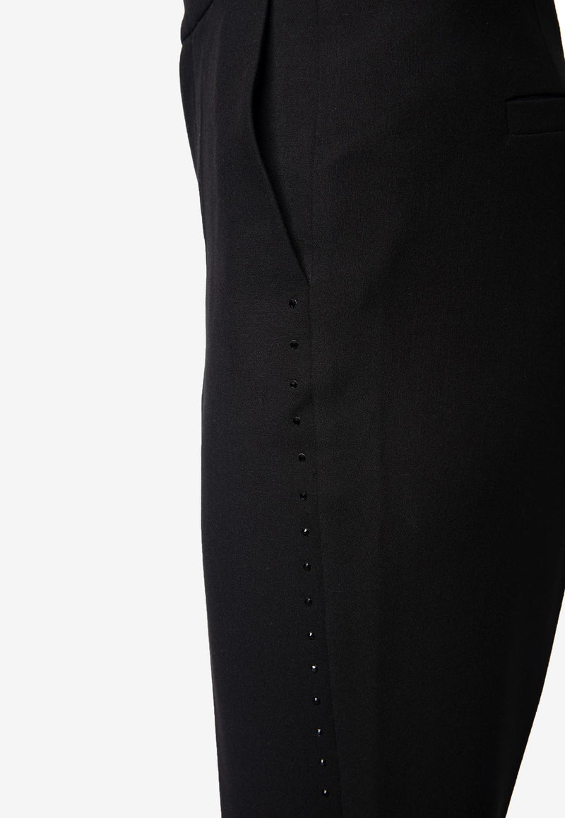 Zadig & Voltaire Panny Straight-Leg Tailored Pants Black WWPA01823_BLACK