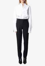 Zadig & Voltaire Panny Straight-Leg Tailored Pants Black WWPA01823_BLACK