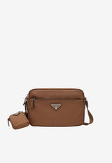 Re-Nylon Crossbody Bag with Pouch