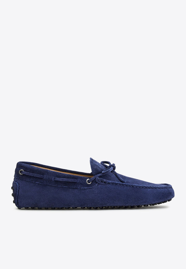 Tod's Gommino Suede Loafers Blue XXM0GW05470_RE0_U820