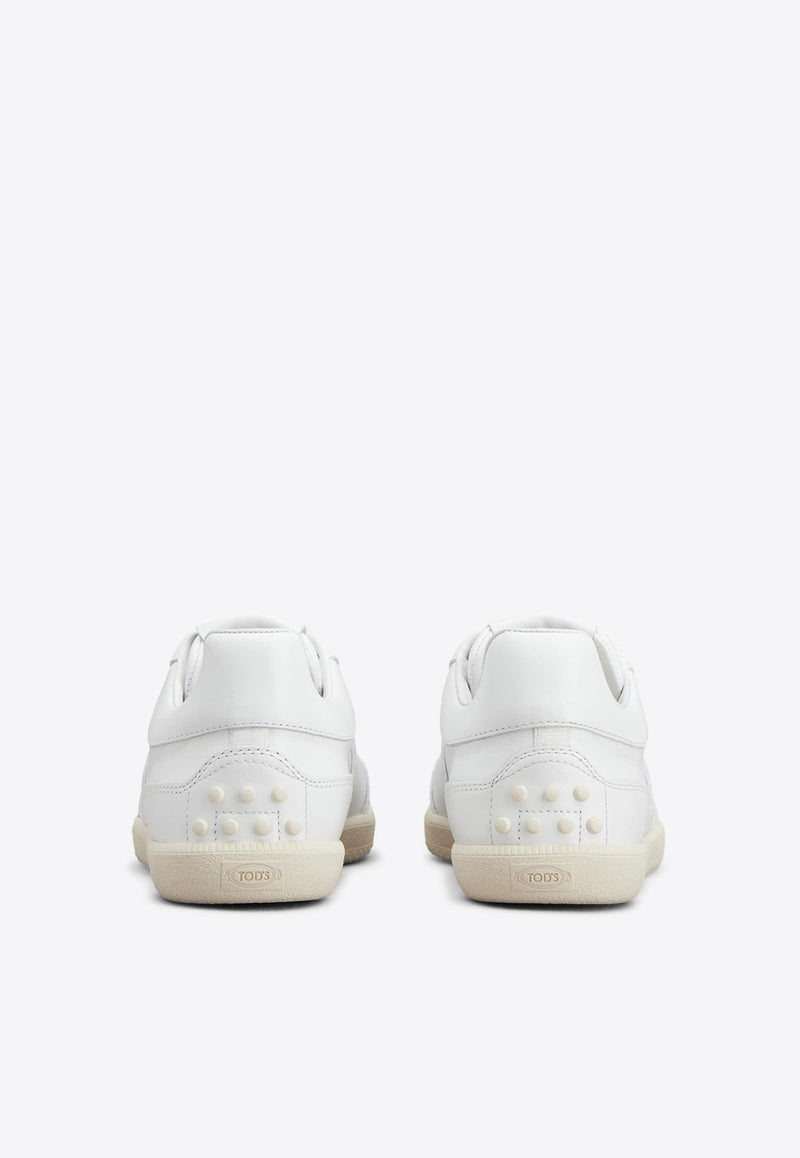 Tabs Low-Top Leather Sneakers