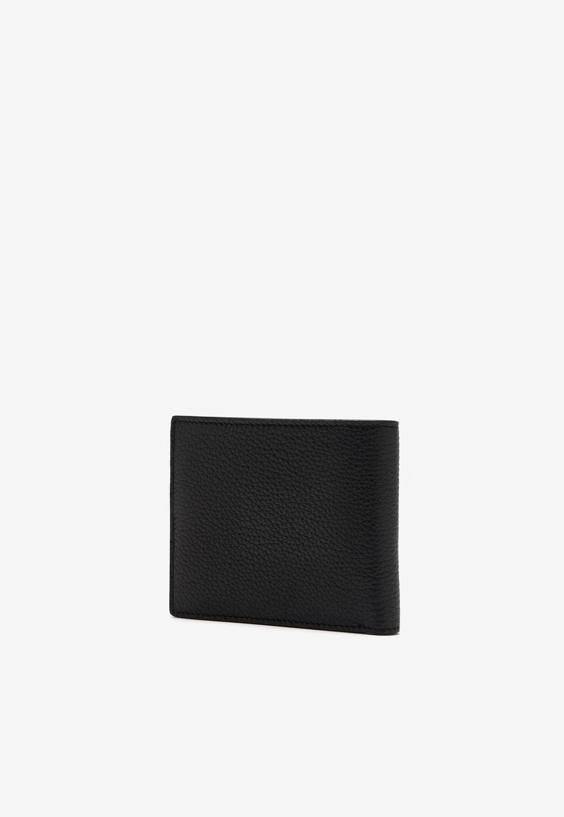Tom Ford Logo Bi-Fold Leather Wallet Y0228-LCL158S 1N001 Black