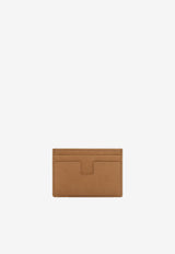 Tom Ford T-line Leather Cardholder Y0232-LCL449G 1B018 Brown