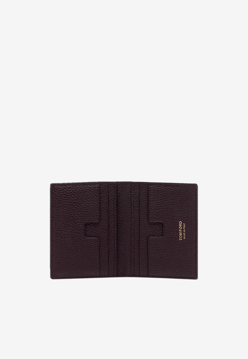 Tom Ford Grain Leather Folding Card Holder Y0279-LCL158G 1R011