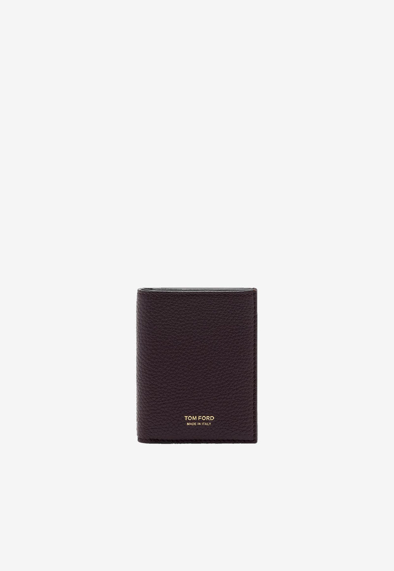 Tom Ford Grain Leather Folding Card Holder Y0279-LCL158G 1R011