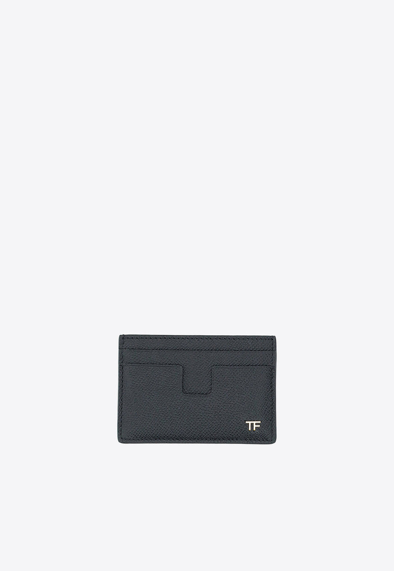 Tom Ford TF Logo Grained Leather Cardholder Black YM232_LCL081G_1N001