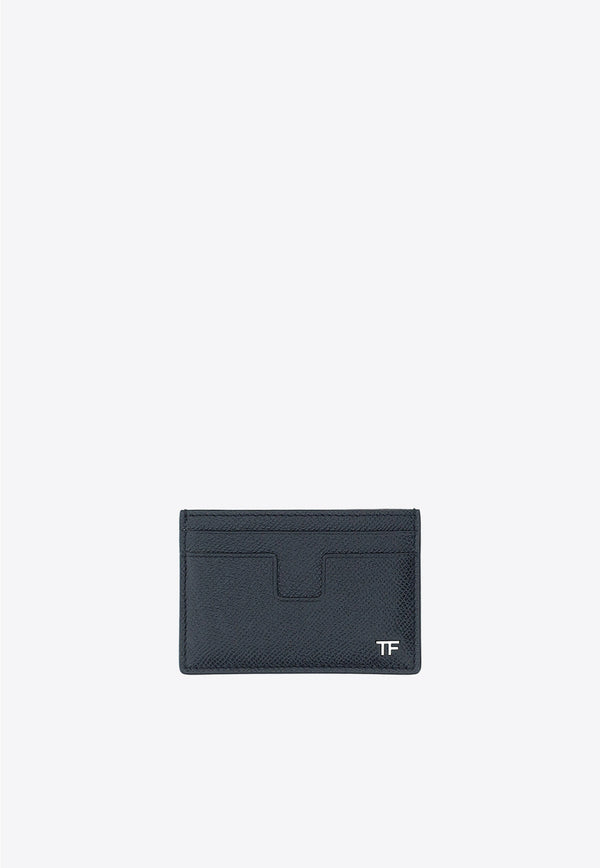 Tom Ford Small TF Logo Grained Leather Cardholder Black YM232_LCL081S_1N001