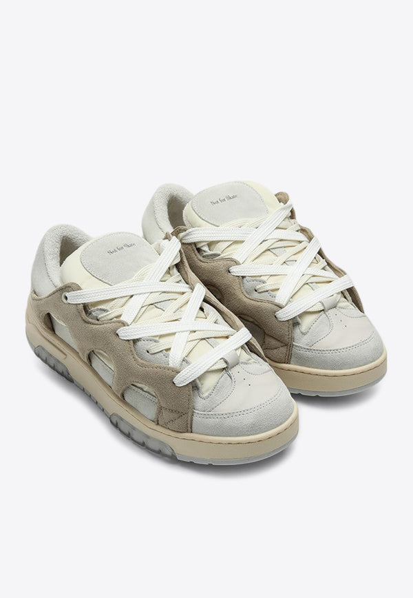 Santha Model 1 Mesh and Suede Sneakers Beige YU01-S1OR/P_SANTH-CO