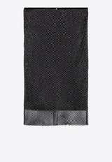 Sportmax Zinnia Rhinestone Mesh Skirt Black ZINNIAPL/P_SPORM-001