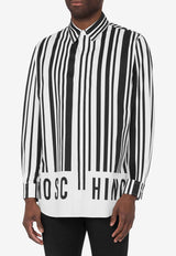 Moschino Barcode Print Shirt ZJ020252551001 1001 Monochrome