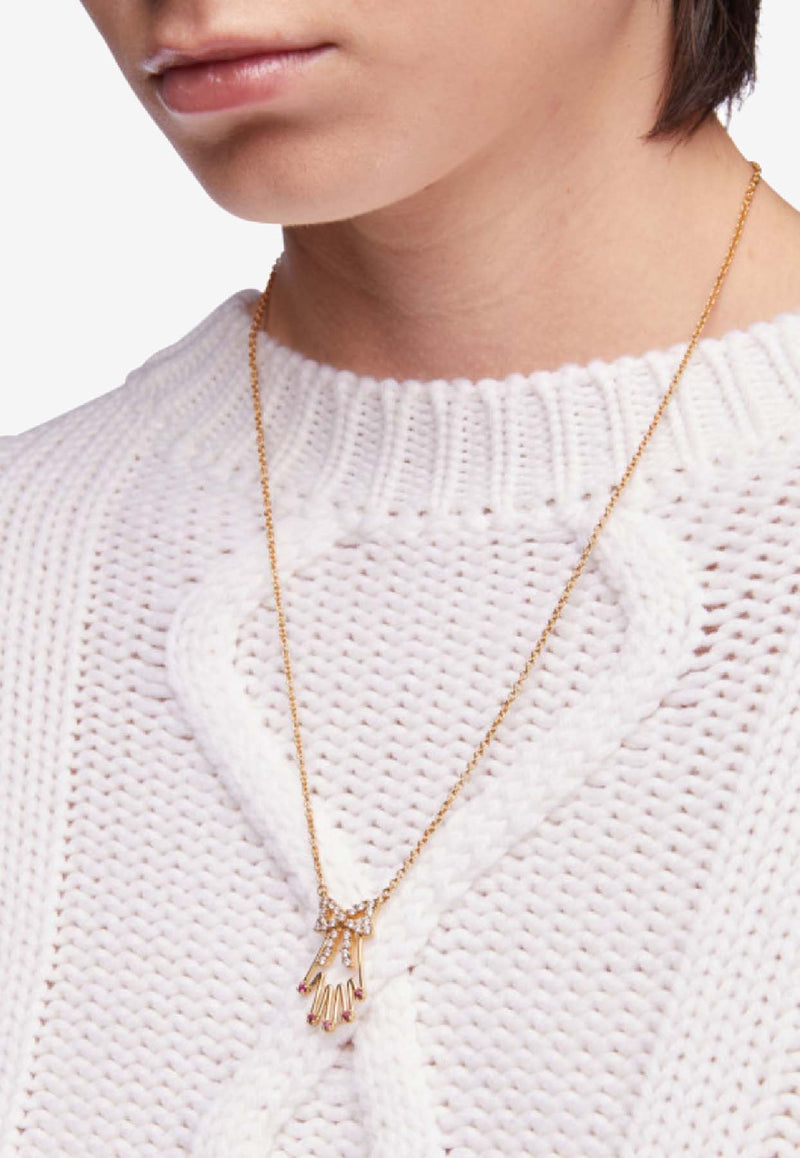 Vivetta Handy Crystal Necklace Gold VM2JW0003MT002_ORO