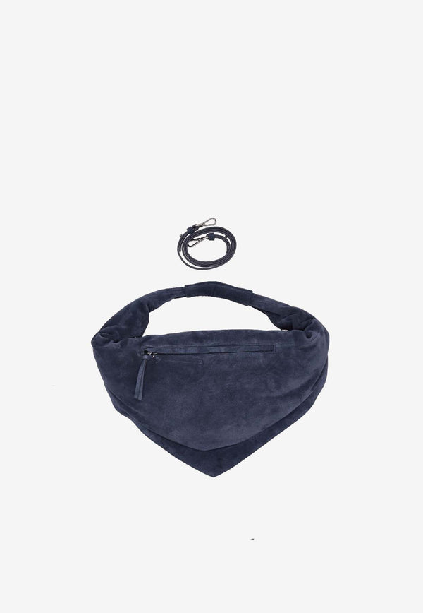 Federico Cina Maxi Tortellino Shoulder Bag Blue TB0102_BLU