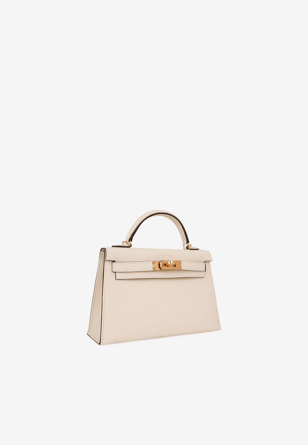 Hermès Mini Kelly 20 in Nata Epsom with Gold Hardware
