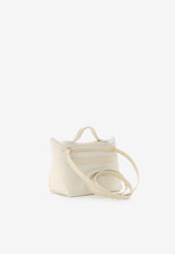 24/24 21 in White Evercolor and Swift with Gold Hardware