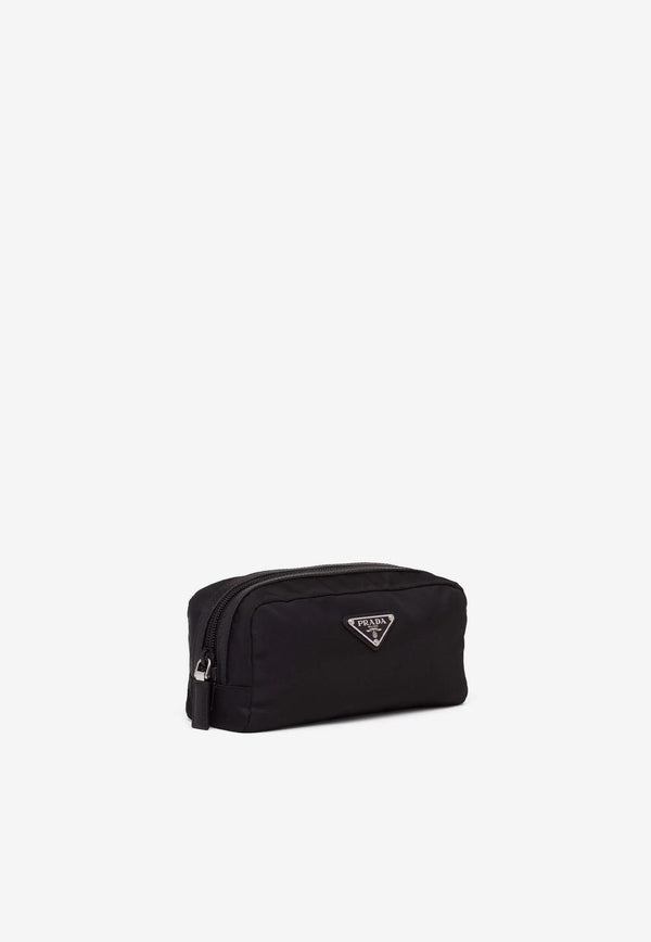 Triangle Logo Re-Nylon Pouch Bag