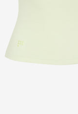 Square-Neck Ribbed Tank Top