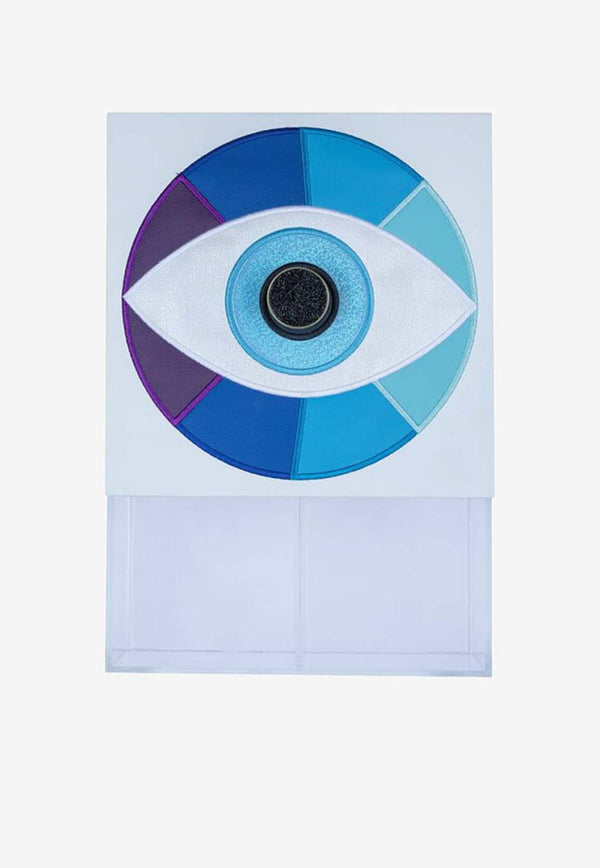 Acrylic Box with Eye Motif Multicolor