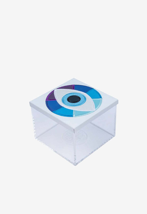 Mini Eye-Motif Acrylic Box Multicolor