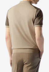 Silk-Blend Polo T-shirt