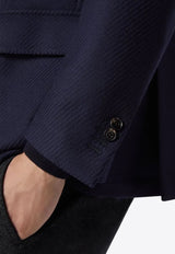 Stand-Up Collar Wool Jacket