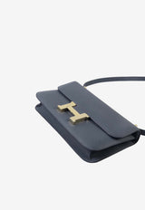 Constance Elan in Gris Misty Epsom Leather with Permabrass Hardware
