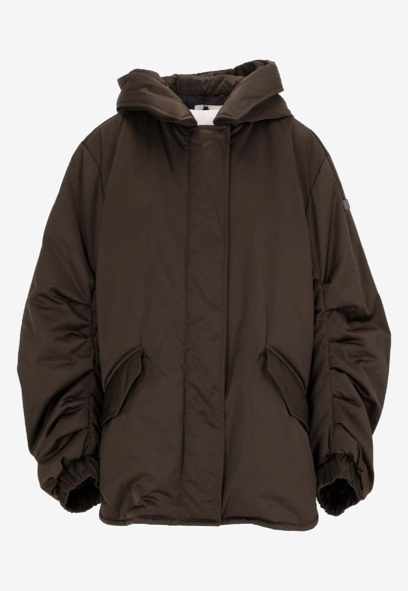 LEMPELIUS Padded Hood Jacket Olive 261ENY_64