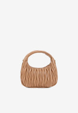 Small Wander Matelassé Hobo Bag